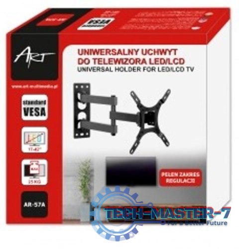 Uchwyt do TV ART AR-57A (nośność 25kg \17 - 42 cali) Uchwyt do TV ART AR-57A (nośność 25kg \17 - 42 cali)