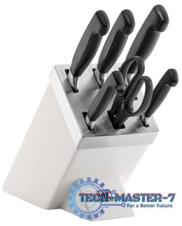 Zestaw 5 noży w bloku samoostrzącym Zwilling biały 35148-207-0