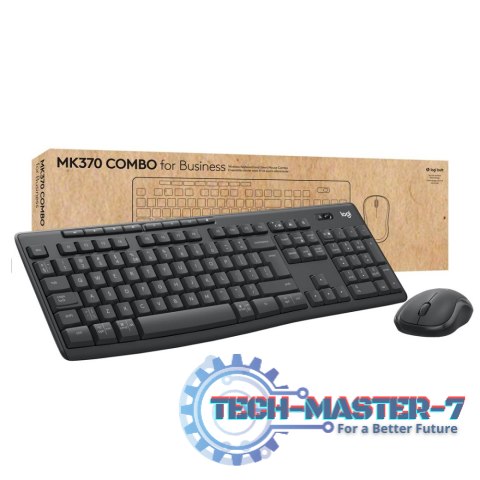 Zestaw klawiatura i mysz LOGITECH MK370 Combo for Business Graphite US 920-012077