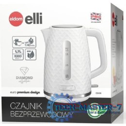 Czajnik ELDOM C280B (1.7L /2200W /Biało-srebrny )