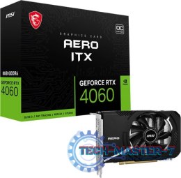 Karta graficzna MSI RTX 4060 AERO ITX OC 8GB GDDR6 (RTX 4060 AERO ITX 8G OC)