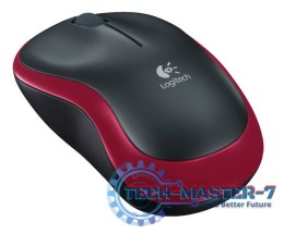 Mysz Bezprzewodowa LOGITECH M185 Czerwony
