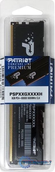 Pamięć PATRIOT (UDIMM/DDR4/8 GB/3200MHz/1.2V/22 CLCL/SINGLE)