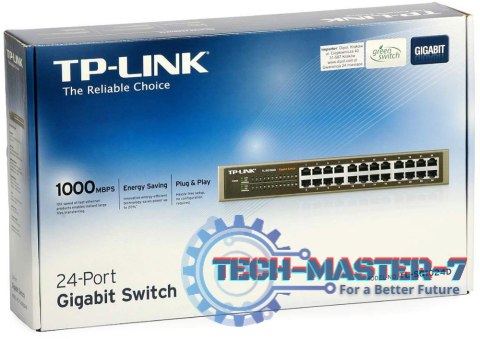 Przełącznik TP-LINK TL-SG1024D V1 (24x 1 GbE ) Przełącznik TP-LINK TL-SG1024D V1 (24x 1 GbE )