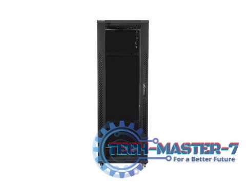 SZAFA INSTALACYJNA RACK STOJĄCA 19" 47U 800X800 CZARNA LANBERG (FLAT PACK)