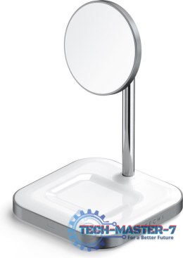 Satechi Magnetic 2in1 - stojąca ładowarka magnetyczna do dwóch urządzeń kompatybilna z ładowaniem MagSafe (space gray)
