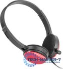 Słuchawki nauszne z mikrofonem UGO USL-1222 (1.5m /3.5 mm minijack wtyk/Czarno-czerwony)