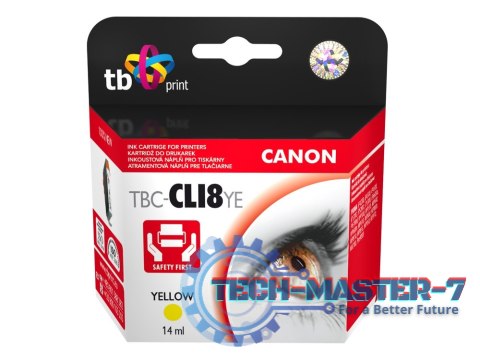 Wkład TB PRINT TBC-CLI8YE Zamiennik Canon CLI8Y TBC-CLI8YE Wkład TB PRINT TBC-CLI8YE Zamiennik Canon CLI8Y TBC-CLI8YE
