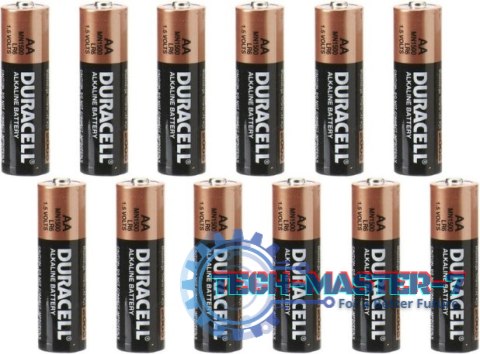 Baterie DURACELL Alkaliczna LR6 12 szt. LR6/AA MN1500 K12 Baterie DURACELL Alkaliczna LR6 12 szt. LR6/AA MN1500 K12
