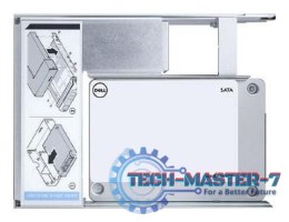 Dell Dysk 480GB SSD SATA Read Intensive ISE 6Gbps 512e 2.5in w/3.5in Brkt Cabled, CUS Kit