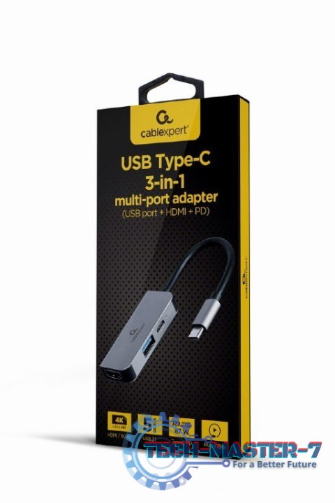 Hub USB GEMBIRD Hub USB-C PD HDMI USB 3.1