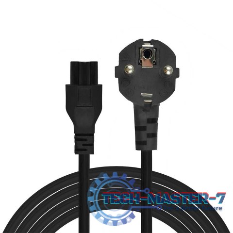 Kabel zasilający SAVIO Wtyczka hybrydowa C/E/F 3m. CL-158