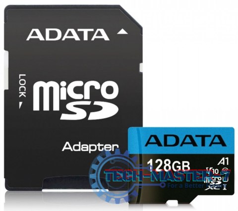 Karta pamięci A-DATA 128 GB Adapter Karta pamięci A-DATA 128 GB Adapter