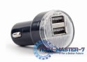Ładowarka GEMBIRD 2x USB 2.0 Czarny EG-U2C2A-CAR-02