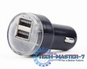 Ładowarka GEMBIRD 2x USB 2.0 Czarny EG-U2C2A-CAR-02