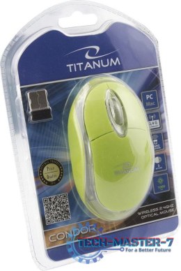 Mysz Bezprzewodowa TITANUM Condor 3D Zielony