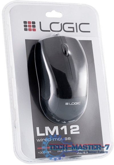 Mysz Przewodowa LOGIC CONCEPT LM-12 Czarny Mysz Przewodowa LOGIC CONCEPT LM-12 Czarny