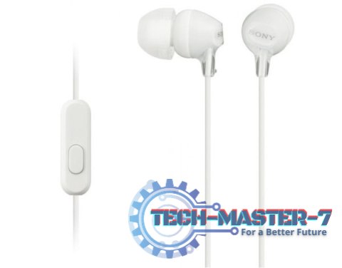 Słuchawki Douszne SONY MDR-EX15APW (1.2m /Biały)
