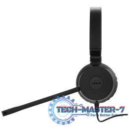 Słuchawki nauszne z mikrofonem JABRA Evolve 20SE (1.2m /Przewodowe wtyk/Czarny)