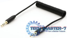 TB AKTBXAJCOILED1B 1m /s1x MiniJack 3.5 mm 1x MiniJack 3.5 mm