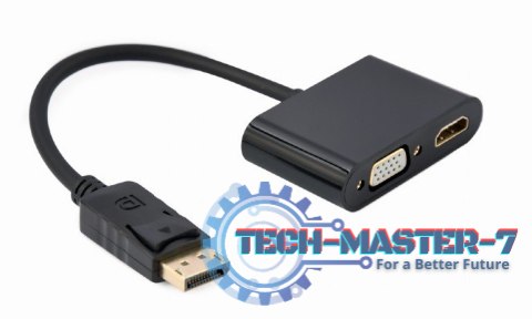 Adapter GEMBIRD A-DPM-HDMIFVGAF-01 DisplayPort - HDMI + VGA