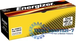 Baterie ENERGIZER Alkaliczna D (LR20, R20, 13A, MN1300, UM1, HP2) 12 szt. 636108