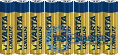 Baterie VARTA Alkaliczna AAA (LR03, R03, 24A, MN2400, AM4, UM4, HP16) 8 szt. Longlife 8xAAA