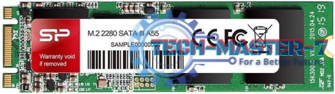 Dysk SSD SILICON POWER A55 128 GB A55 (M.2 2280″ /128 GB /SATA III (6 Gb/s) /550MB/s /420MB/s)