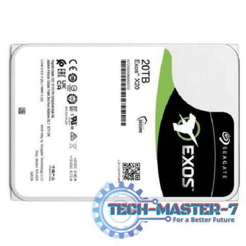 Dysk twardy SEAGATE Exos 20 TB 3.5" ST20000NM007D Dysk twardy SEAGATE Exos 20 TB 3.5" ST20000NM007D
