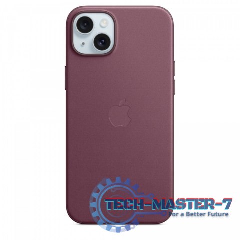 Etui z tkaniny FineWoven z MagSafe do iPhonea 15 Plus - rubinowa morwa