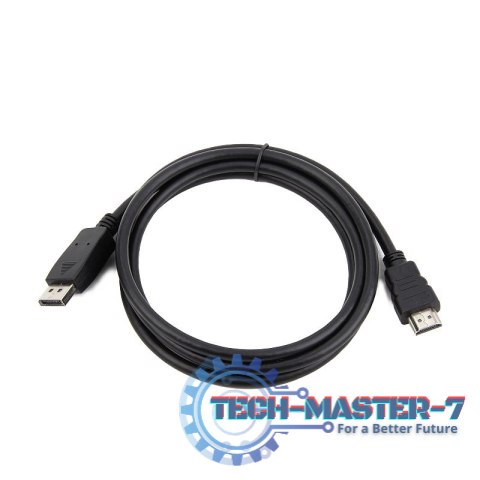 GEMBIRD DisplayPort - HDMI 3 m Czarny 3m /s1x HDMI (wtyk) 1x DisplayPort (wtyk)