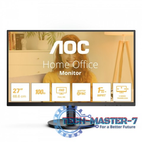 Monitor AOC 27B3HMA2 (27" /VA /100Hz /1920 x 1080 /Czarny)