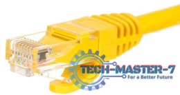 NETRACK RJ45 - RJ45 UTP 0.5 m Żółty 0.5 Patchcord