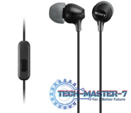 Słuchawki douszne z mikrofonem SONY MDR-EX15APB (1.2m /Czarny)