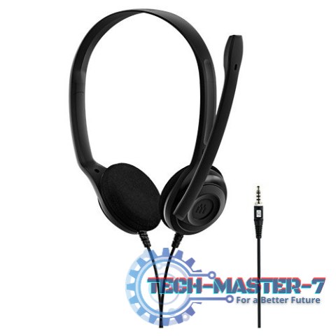 Słuchawki z mikrofonem SENNHEISER PC5 CHAT Czarny Słuchawki z mikrofonem SENNHEISER PC5 CHAT Czarny