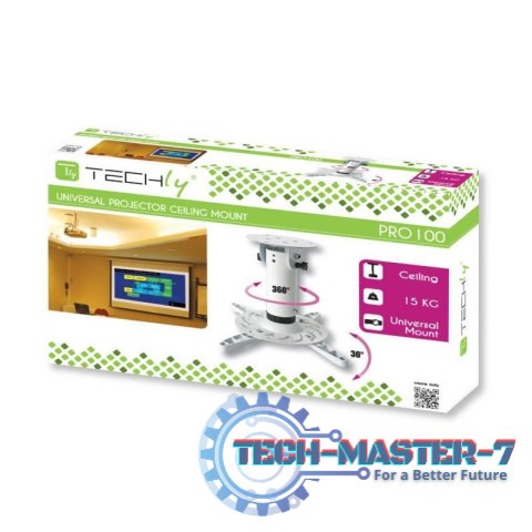 Uchwyt do projektora TECHLY 022274 (15 kg/200mm) Uchwyt do projektora TECHLY 022274 (15 kg/200mm)