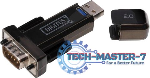 Adapter DIGITUS USB - D-Sub 9 (M) DA-70156