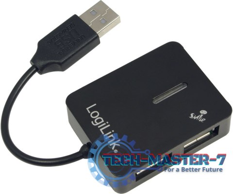 Hub USB LOGILINK USB 2.0 Hub 4-Port Smile
