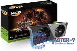 Karta graficzna INNO3D GeForce RTX 4060 Ti TWIN X2 OC 8 GB GDDR6 DLSS3 (N406T2-08D6X-171153N)
