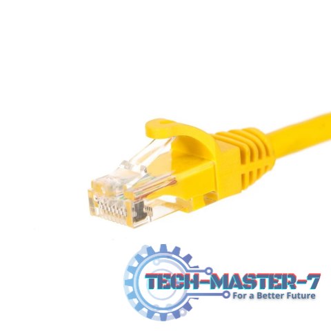 NETRACK CAT5e UTP 0.5 m Żółty 0.5 Patchcord