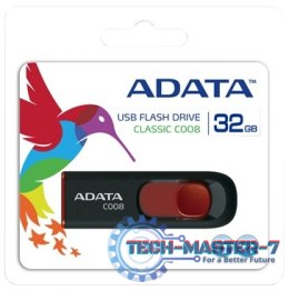 Pendrive (Pamięć USB) A-DATA (32 GB /USB 2.0 /Czarno-czerwony )
