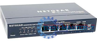 Przełącznik NETGEAR GS105GE (5x 10/100/1000 ) Przełącznik NETGEAR GS105GE (5x 10/100/1000 )