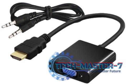 Adapter SAVIO HDMI (wtyk) - VGA (gniazdo) HDMI - VGA CL-23/B