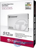 Dysk SSD TRANSCEND 230S 512GB SATA3 (2.5″ /512 GB /SATA III (6 Gb/s) /560MB/s /520MB/s)