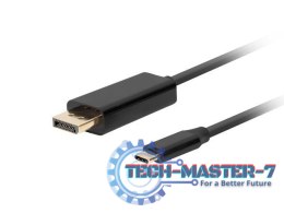 LANBERG CA-CMDP-10CU-0018-BK 1.8m /s1x USB typu C 1x DisplayPort