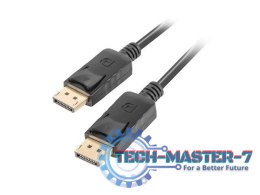LANBERG CA-DPDP-10CC-0005-BK 0.5m /s1x DisplayPort 1x DisplayPort