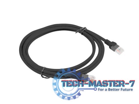 LANBERG PCU6-10CC-0200-BK Czarny 2 Patchcord