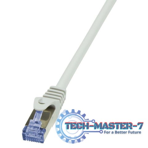 LOGILINK S/FTP Cat.6a 2 m Szary 2 Patchcord