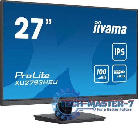 Monitor IIYAMA XU2793HSU-B6 (27" /IPS /100Hz /1920 x 1080 /Czarny) Monitor IIYAMA XU2793HSU-B6 (27" /IPS /100Hz /1920 x 1080 /Czarny)