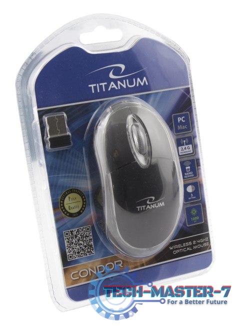 Mysz Bezprzewodowa TITANUM Condor 3D Mysz Bezprzewodowa TITANUM Condor 3D